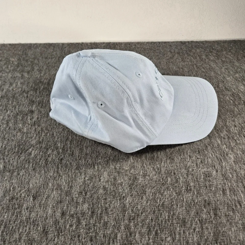 Coach Baseball Hat Womens O/S Light Blue Embroidered Logo Cotton Adjustable